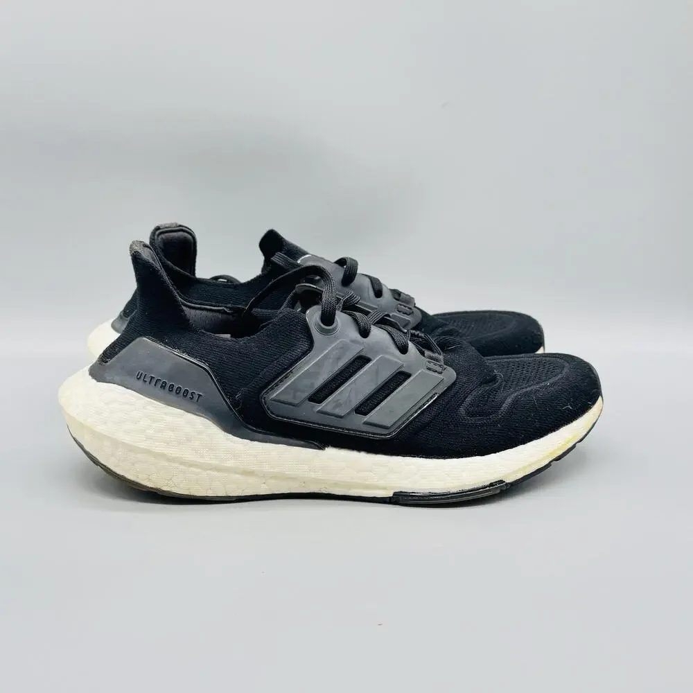 Adidas Shoes Womens 7.5 Black White Ultraboost 22 Running Athletic Sneakers
